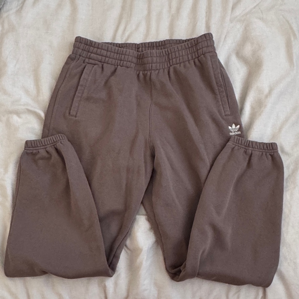 Adidas | Taupe Fleece Lined Joggers | L